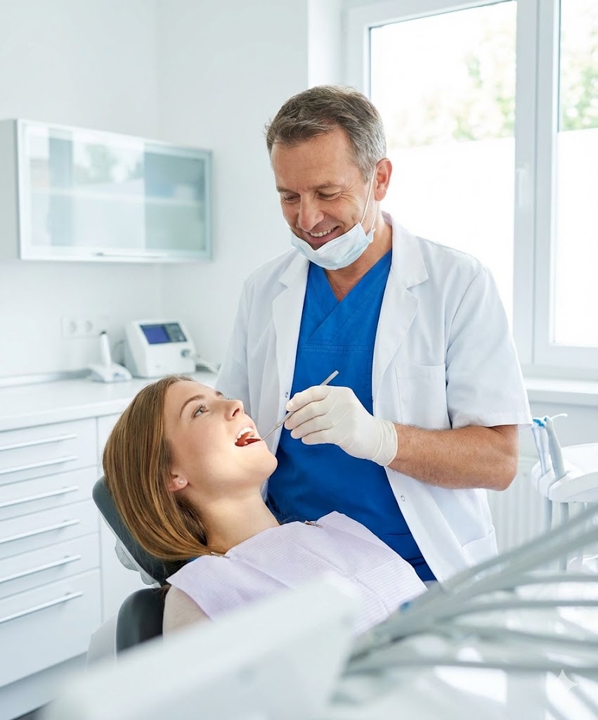 Procedimento de profilaxia dental