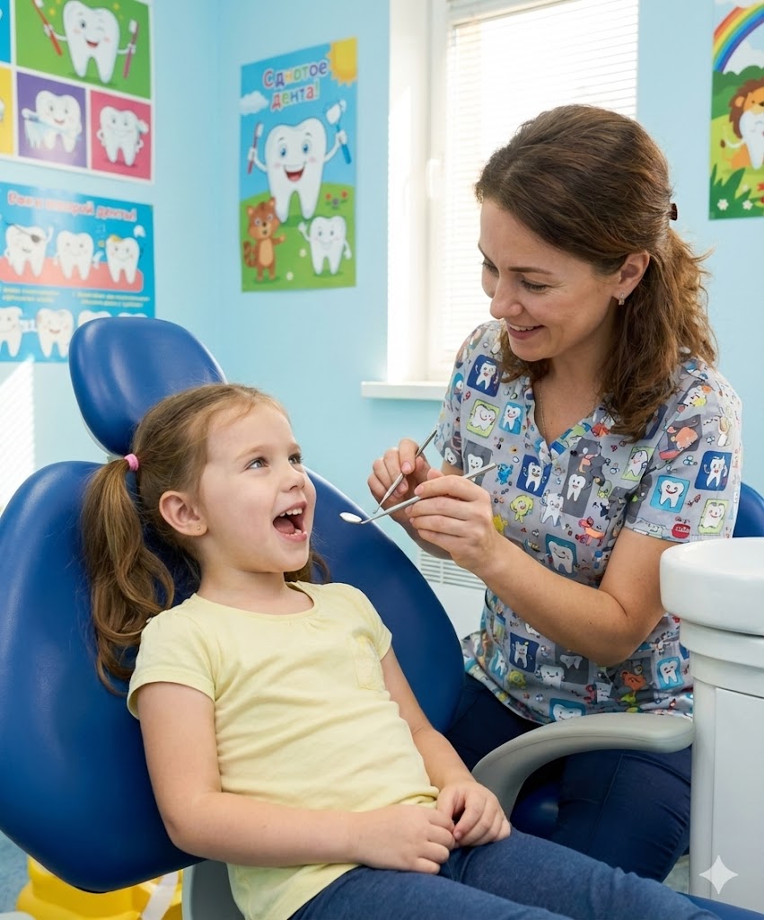 Atendimento odontológico infantil lúdico