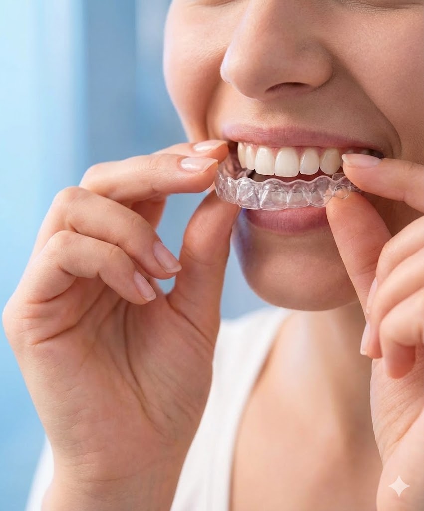 Tratamento com aparelho invisível