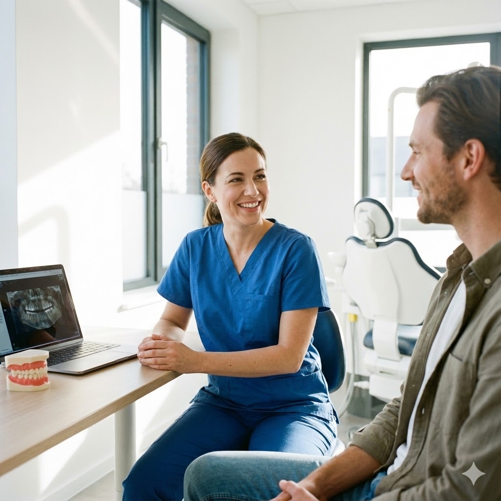 Equipe de dentistas atendendo pacientes de Sorocaba e Votorantim